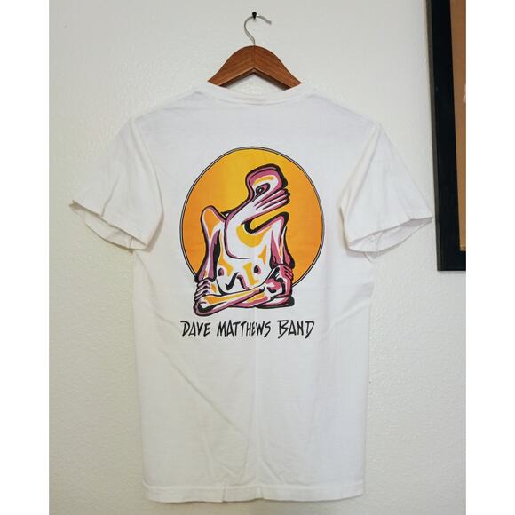 VTG Y2K Dave Matthews Band Official Graphic Tee Shirt Fruit of the Loom tag SZ S - Picture 2 of 8